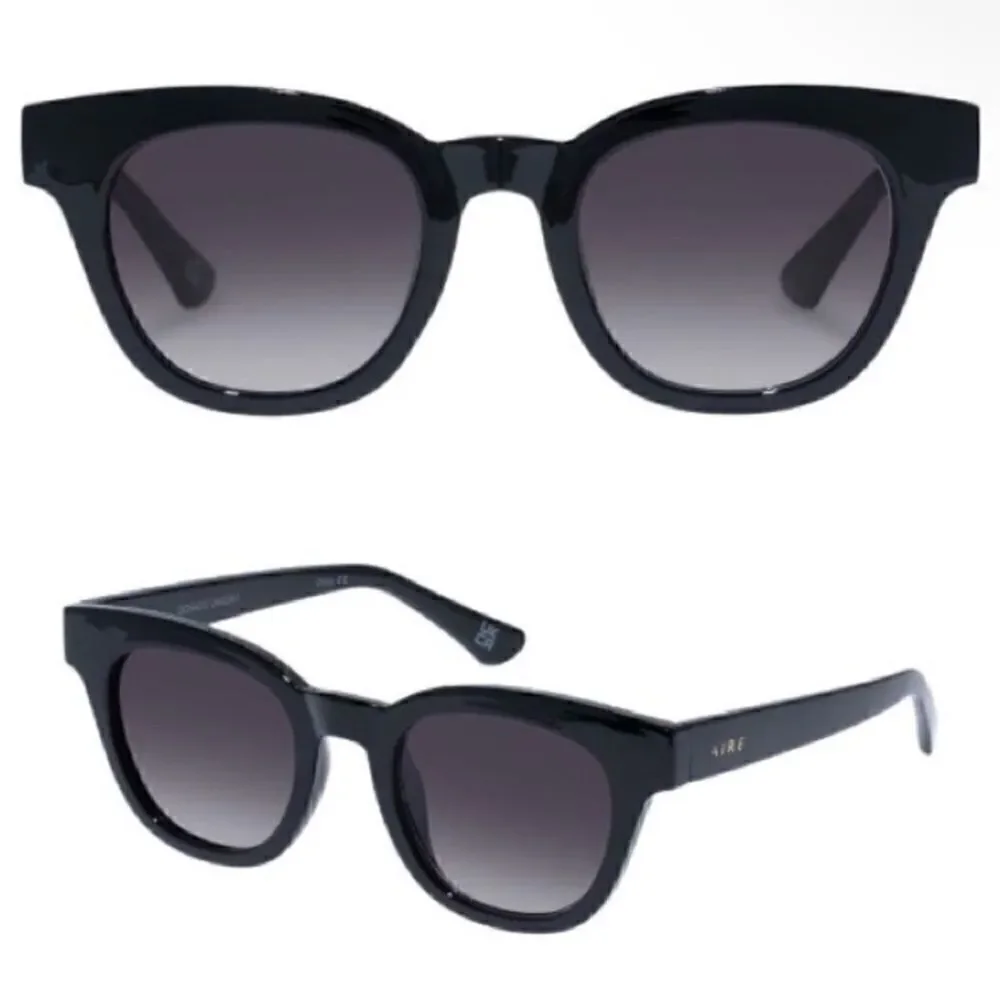 AIRE NWT Dorado 50mm D-Frame Sunglasses Black